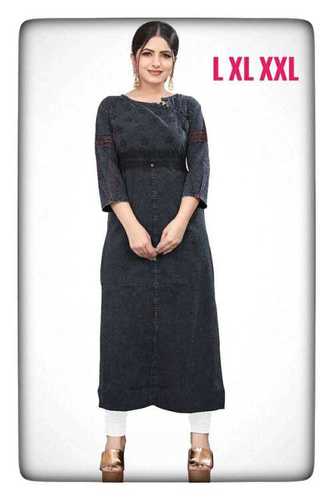 Ladies Denim Kurti