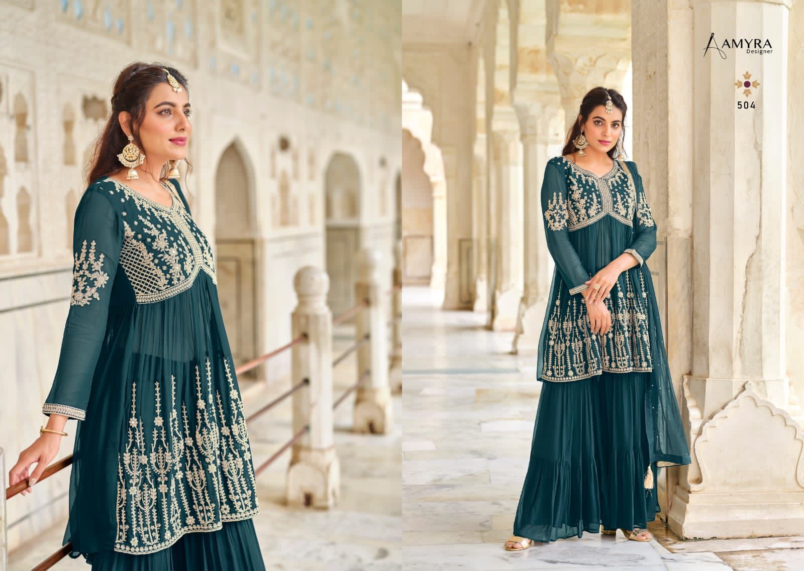 Kurti with Sharara