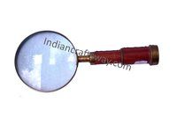 Antique Brass Magnifying Glass