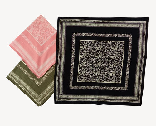 Cotton Printed Square Fancy Bandana