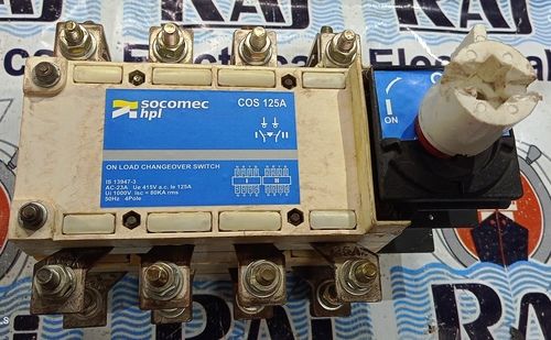 SOCOMEC HPL COS 125A CHANGEOVER SWITCH