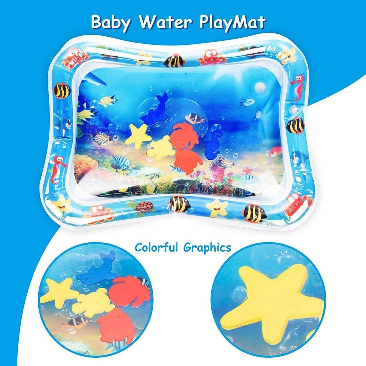 INFLATABLE BABY SLAPPED PAD TOY FLOOR CUSHION