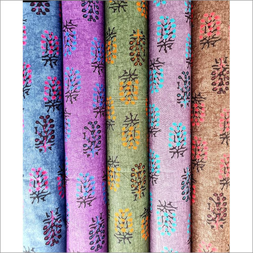 Multicolor Cotton Nighty Fabric