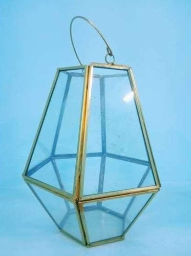 Metal And Glass Hanging Terrarium Dimension(L*W*H): H-22