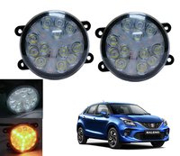 Autofasters Car Led Fog Light With Yellow Drl
