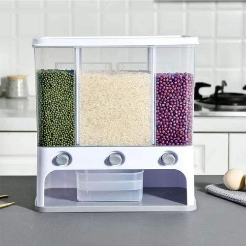 3 GRID WALL MOUNTED DRY FOOD DISPENSER