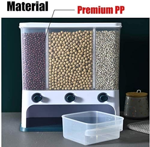 3 GRID WALL MOUNTED DRY FOOD DISPENSER