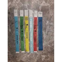 Waterproof Paper Bands - Silicone & Pvc, Customizable Wristbands For Water Parks, Swimming & Medical Identification, Secure Locking Mechanism