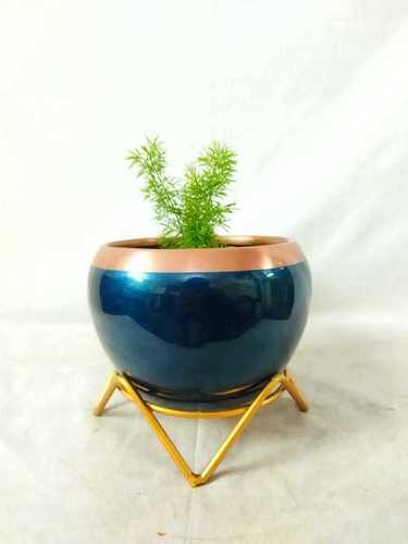 APPLE ENAMELED POT WITH STAND