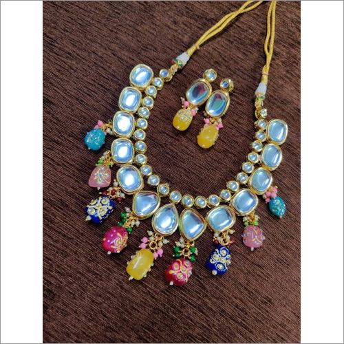 Fancy Kundan Necklace Set