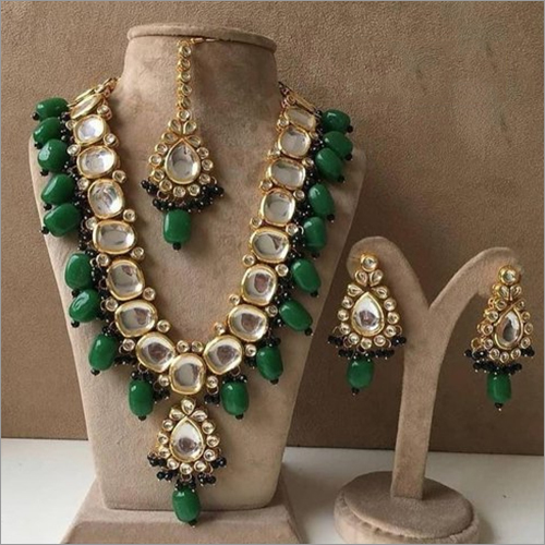 Kundan Long Necklace Set