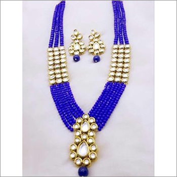 Kundan Pearl Necklace Set By JAI BHAIRU BHAWANI IMMITATION