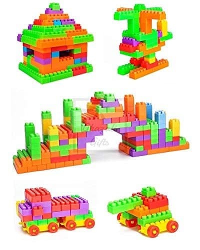 BUILDING BLOCKS SHAPES 100 PCS