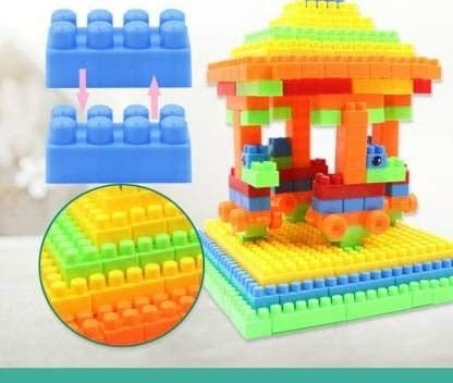 BUILDING BLOCKS SHAPES 100 PCS