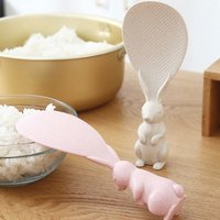 Rabbit Handle Rice Serving Spoon, Non Stick Rice Shovel