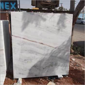 Aagriya White Marble Slab - Marble, 120x120cm, 20mm Thick | Polished Finish, Elegant Design, Durable, Easy to Clean