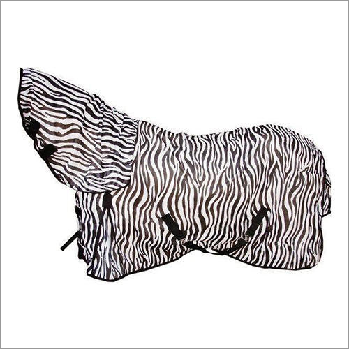 Horse Zebra Print Fly Combo Rugs