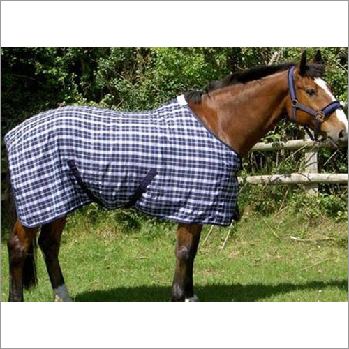 Horse Check Design Polyester Rugs