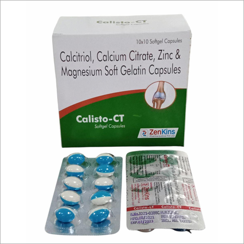 Calcitriol Calcium Citrate Zice and Magnesium Soft Gelatn Capsules
