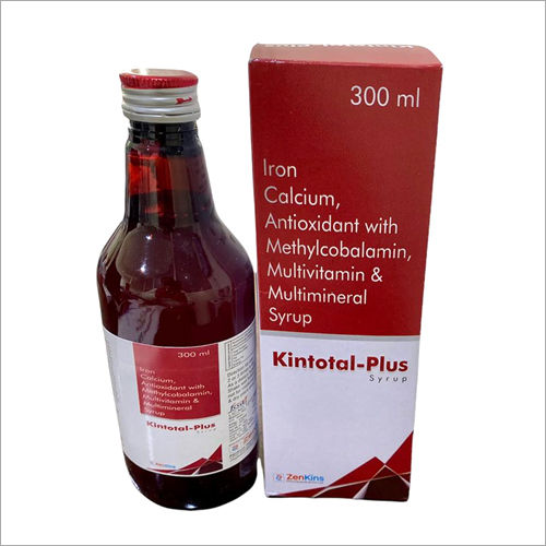 300 ml Iron Calcium Antioxidant With Methylcobalamin Multivitamin and Multimineral Syrup