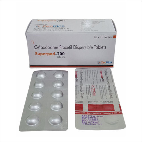 Cefpodoxime Proxetil Dispersible Tablets