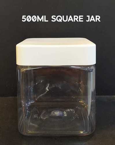 Pet 500Ml Square Jar