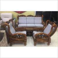 Wooden Sofa With Chair