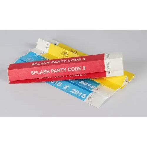 Paper Wristbands - Color: Customized With Different Colors