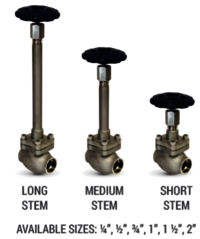 REGO Stainless Steel Globe Valves for Cryogenic Service SKM Advantage Series Medium Stem