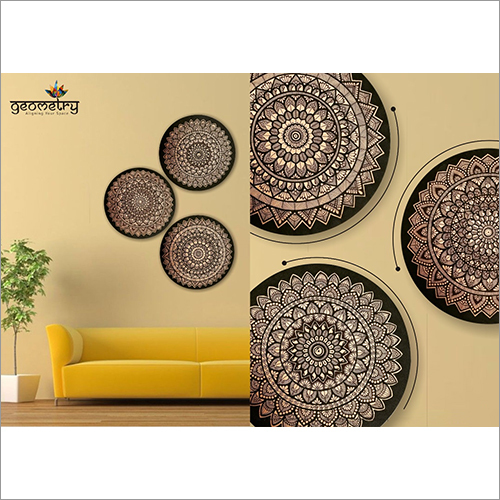 Wooden Wall Decor Plates By GEOMETRY-ALIGNING YOUR SPACE