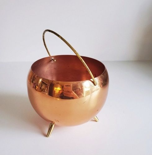 Copper Footed Small Planter