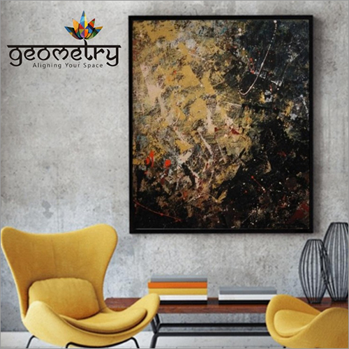 Designer Wall Painting By GEOMETRY-ALIGNING YOUR SPACE