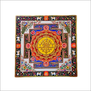 Decorative Sri Yantra Painting By GEOMETRY-ALIGNING YOUR SPACE