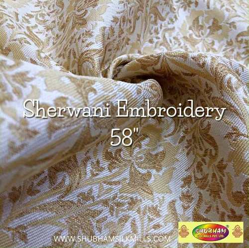 Washable Sherwani Brocade Fabric