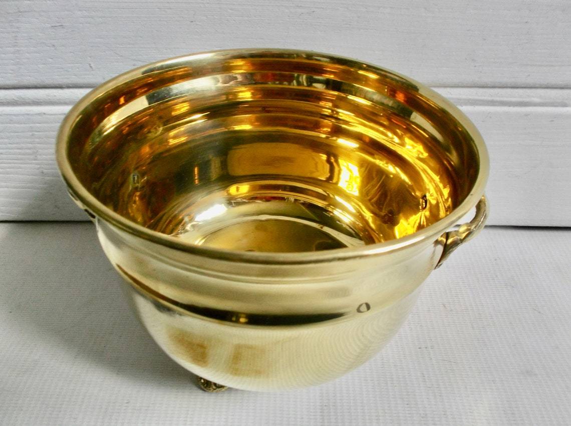 BRASS FOOTED NEW DESIGN PLANTER