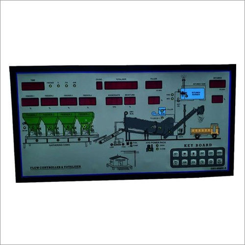 SMS-MIMIK-S Drum Mix Plant Flow Controller Totalizer