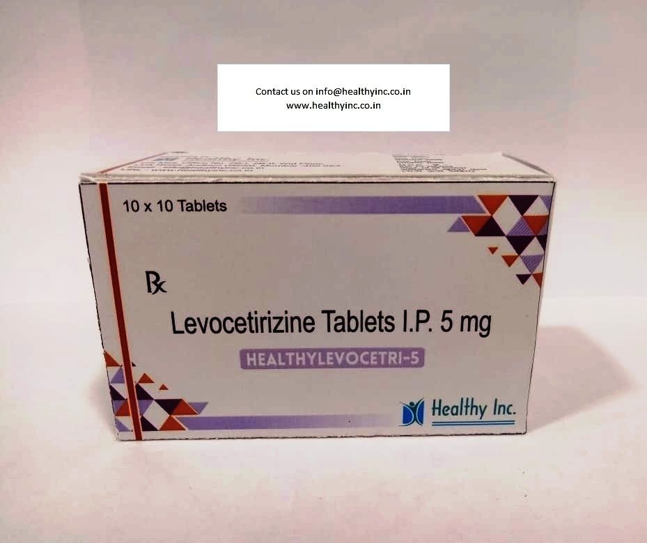 Cetrizine Tablets - Levocetirizine IP 5 mg & Cetrizine Dihydrochloride BP 10 mg | Generic Drug, Uncoated & Filmcoated Tablets, Suitable for All, Store Below 30 Degrees