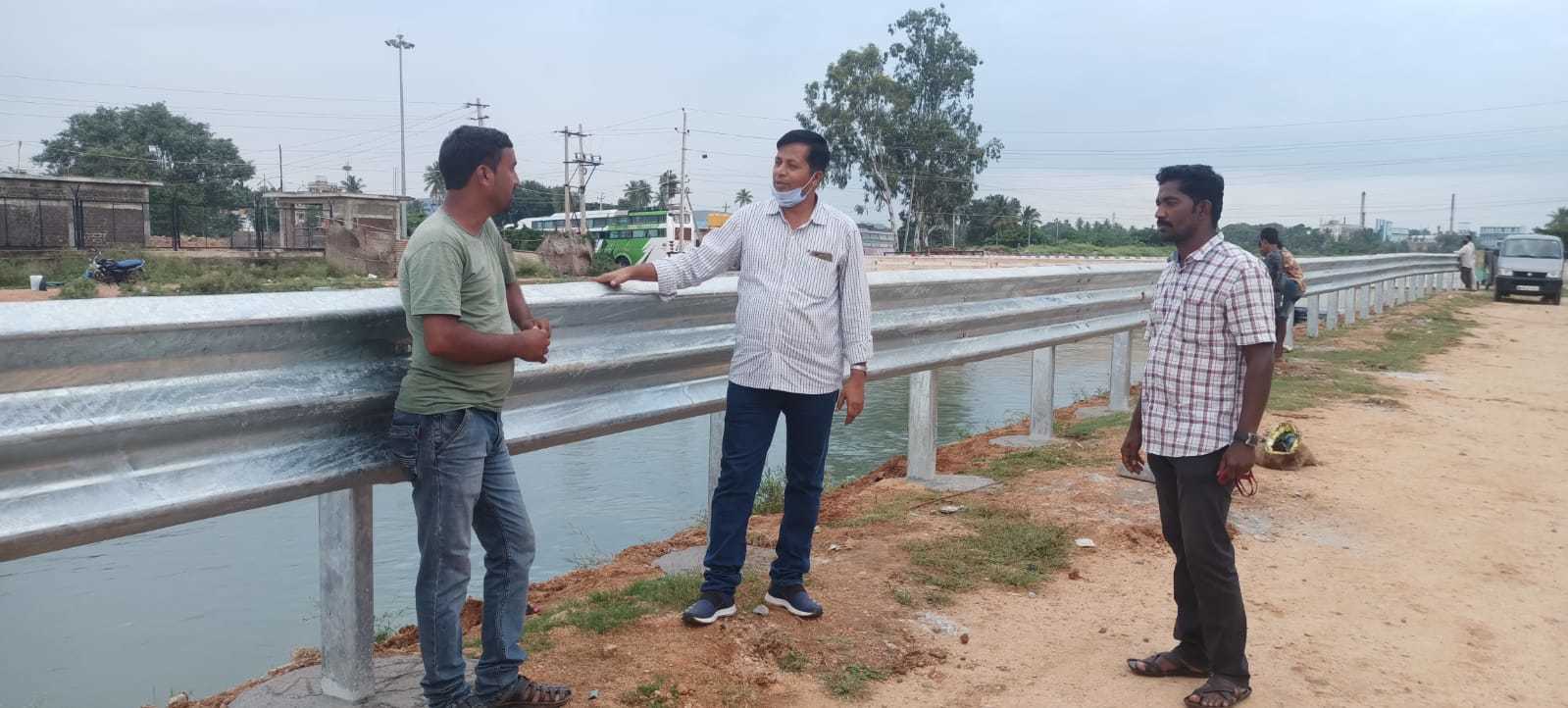 W Beam Crash Barrier