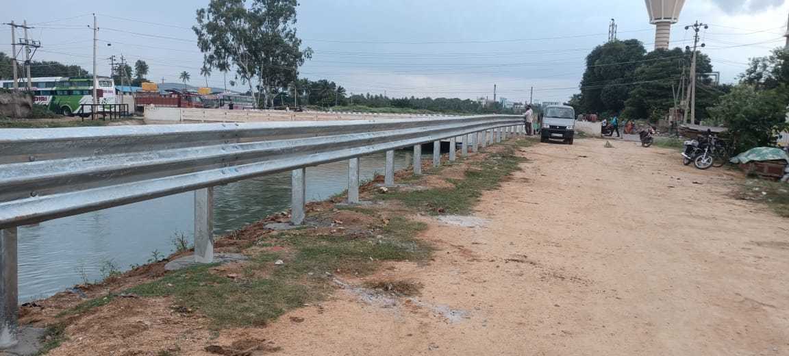 W Beam Crash Barrier