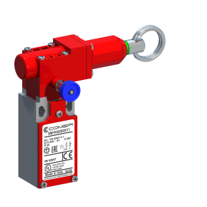 Pull wire safety switches for emergency stop applications