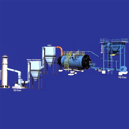Industrial Boiler - Steel Alloy, High Volume Capacity, 10-20 Bar Pressure, 300-400Â°C Temperature | Automated System, Durable Build, Low Emissions, Modular Design, Reliable Steam, High Efficiency, Multiple Fuel Options