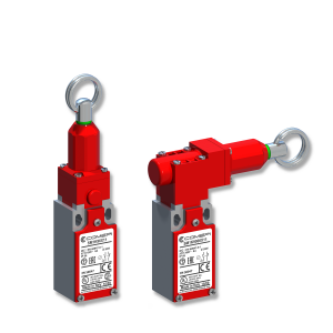 Pull wire safety switches for emergency stop applications