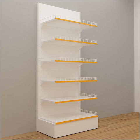 Wall Unit Yellow D45 Metal Racks