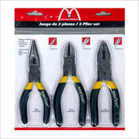 Transparent Juege De 3 Pinzas 3 Plier Set Blister Packaging