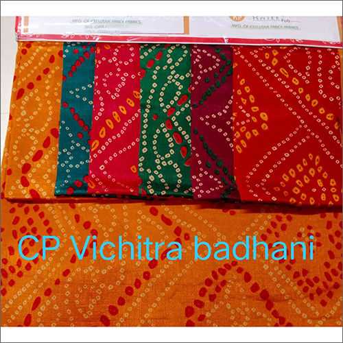 Light In Weight Cp Vichitra Bandhani Fabric