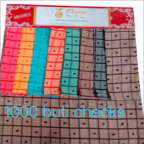 1000 Butti Check Fabric