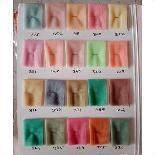 Available In Different Color Plain Nylon Net Fabric