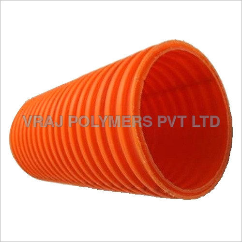 Orange 38Mm Hdpe Double Wall Corrugated Pipe