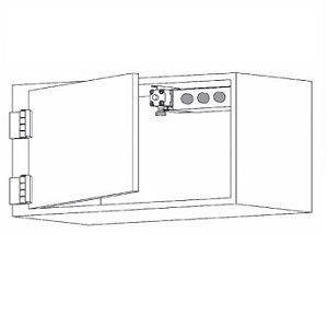 Limit switches for door closing simulation