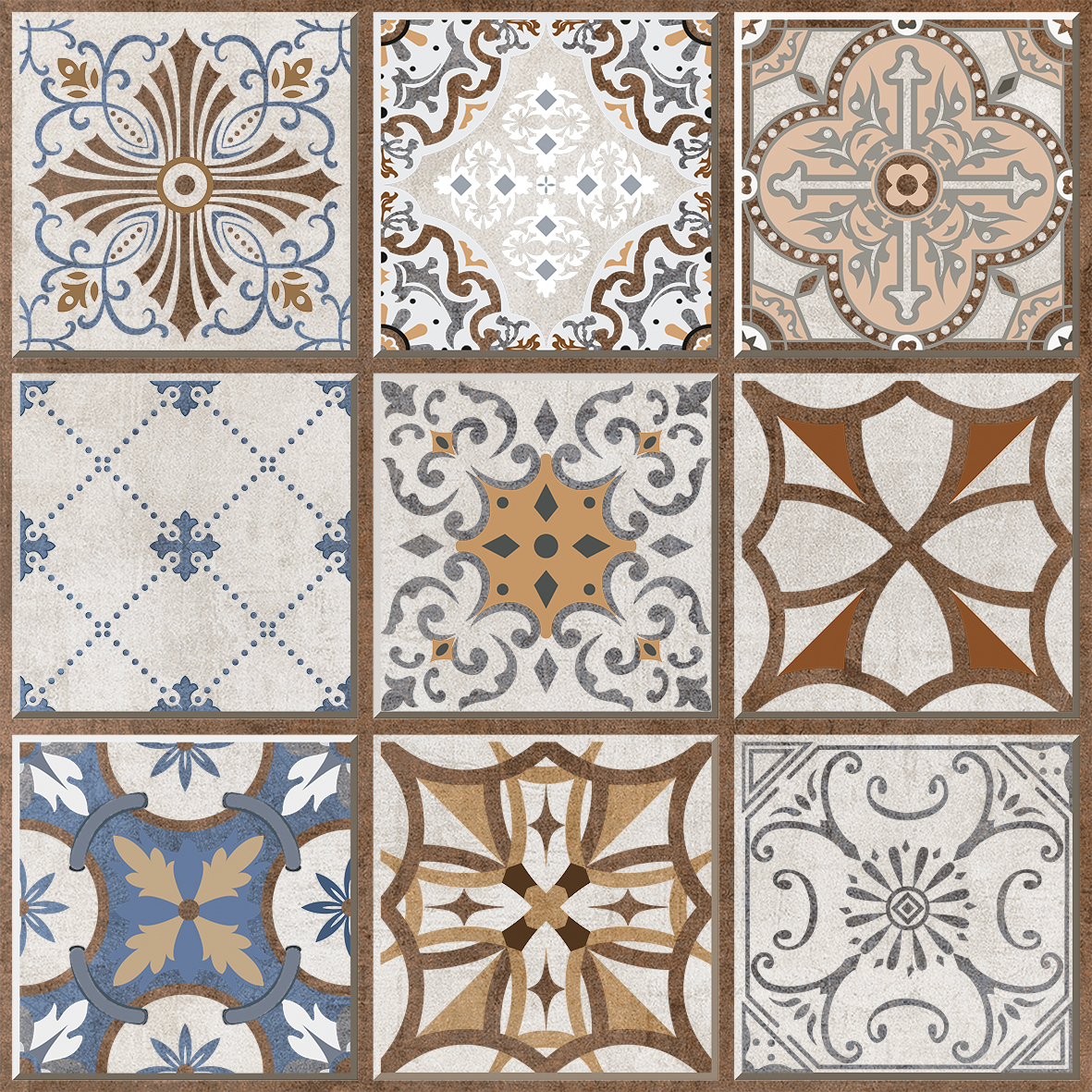 Moroccan Floor Tiles 500x500 MM